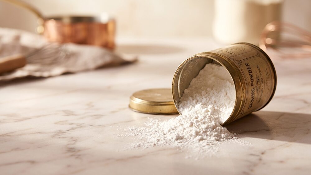 Baking powder tin