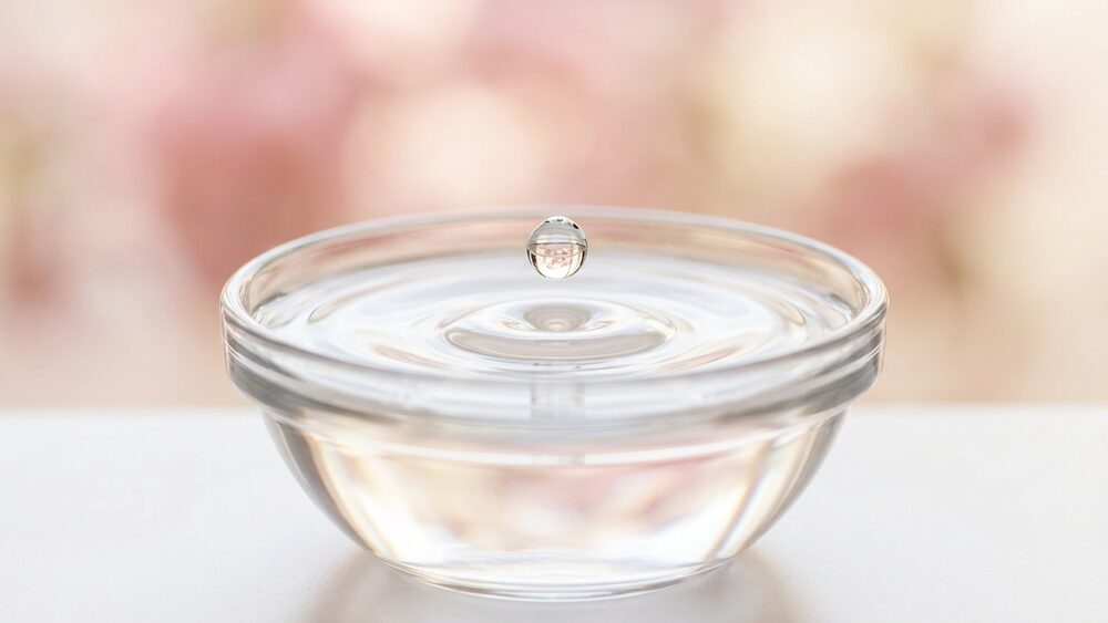 Water droplet ripple